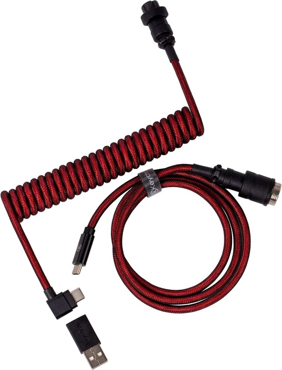 Produktbild Keychron premium coiled aviator kabel kabel (1.08 m, USB 3.2 Gen 1)