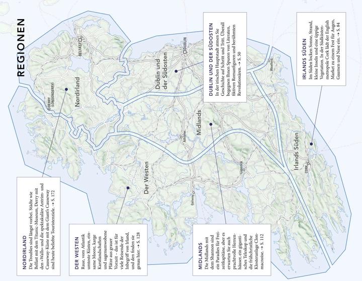 Image du produit MERIAN Reiseführer Irland mit Nordirland (Allemand, Christian Eder, Cornelia Lohs, 2021)