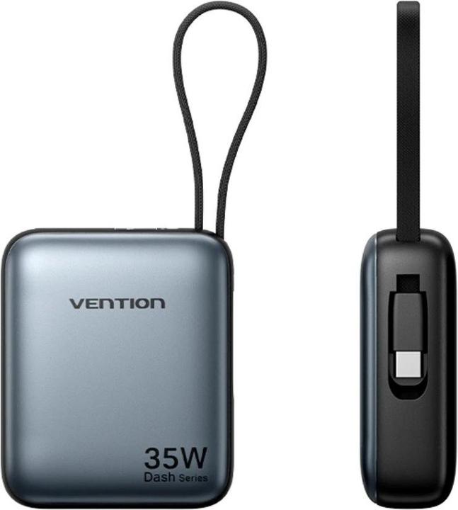 Actual product image Vention Powerbank FHEH0 10000mAh 35W (Szary) (10000 mAh, 35 W, 38.50 Wh)