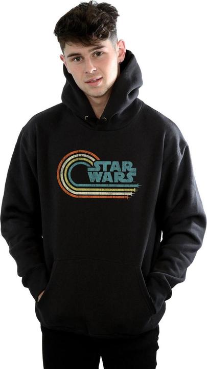 Immagine prodotto Star Wars Retro Wave Logo Felpa con Cappuccio Uomo (M)