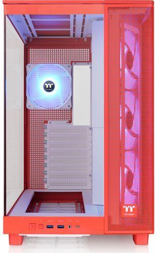 Actual product image Thermaltake View 380 XL TG ARGB Flaming Orange (ATX, mATX, Mini-ITX)