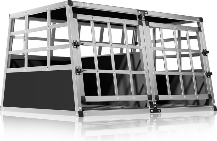 Immagine prodotto Cadoca Gabbia doppia per il trasporto dei cani (Cane, Chiudibile a chiave)