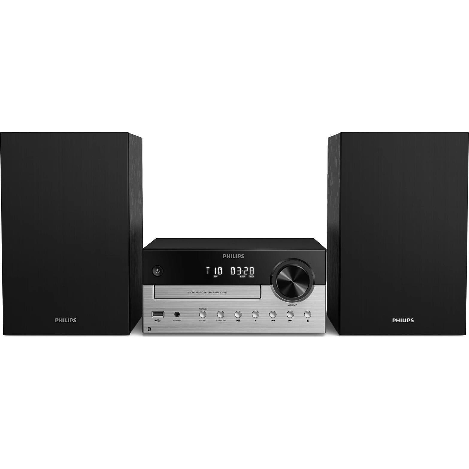 Philips TAM4205M2 (CD Player, Bluetooth, 1x 80 W), Stereoanlage