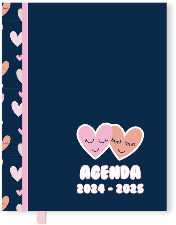 Actual product image Ancor Student agenda 2024/2025 A5 118162 B'LOG HEARTS (A5)