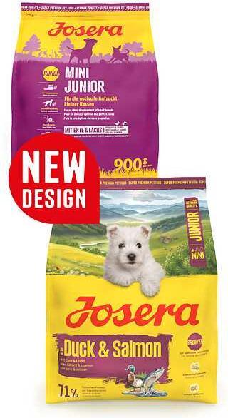 Actual product image Josera Mini Junior Duck & Salmon (Junior, 1 pcs., 900 g)