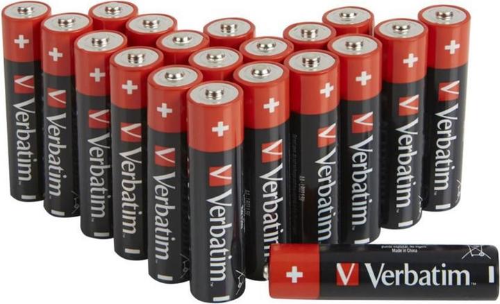 Image du produit Verbatim AA Alkaline (20 pcs, AA / LR6 / LR06 / Mignon / R6 / R14505)