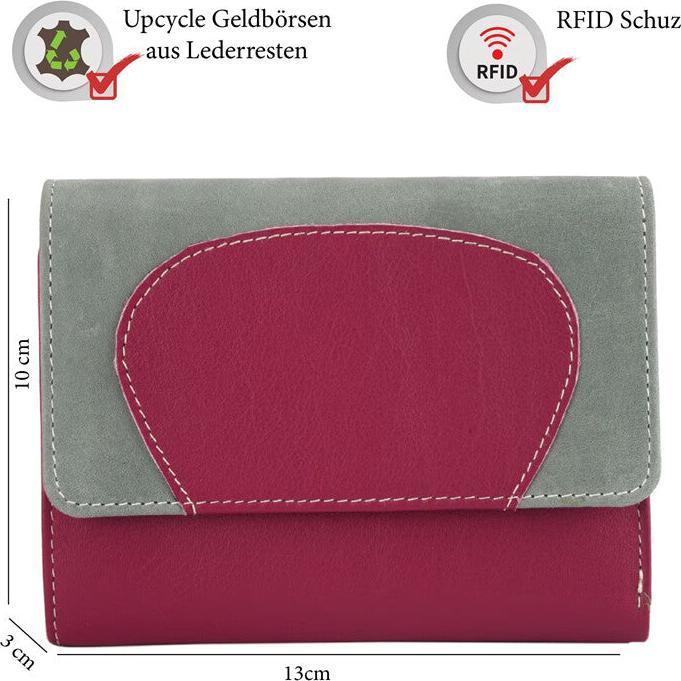 Actual product image Sunsa Ladies Wallet Purse RFID Leather Recycled No.0