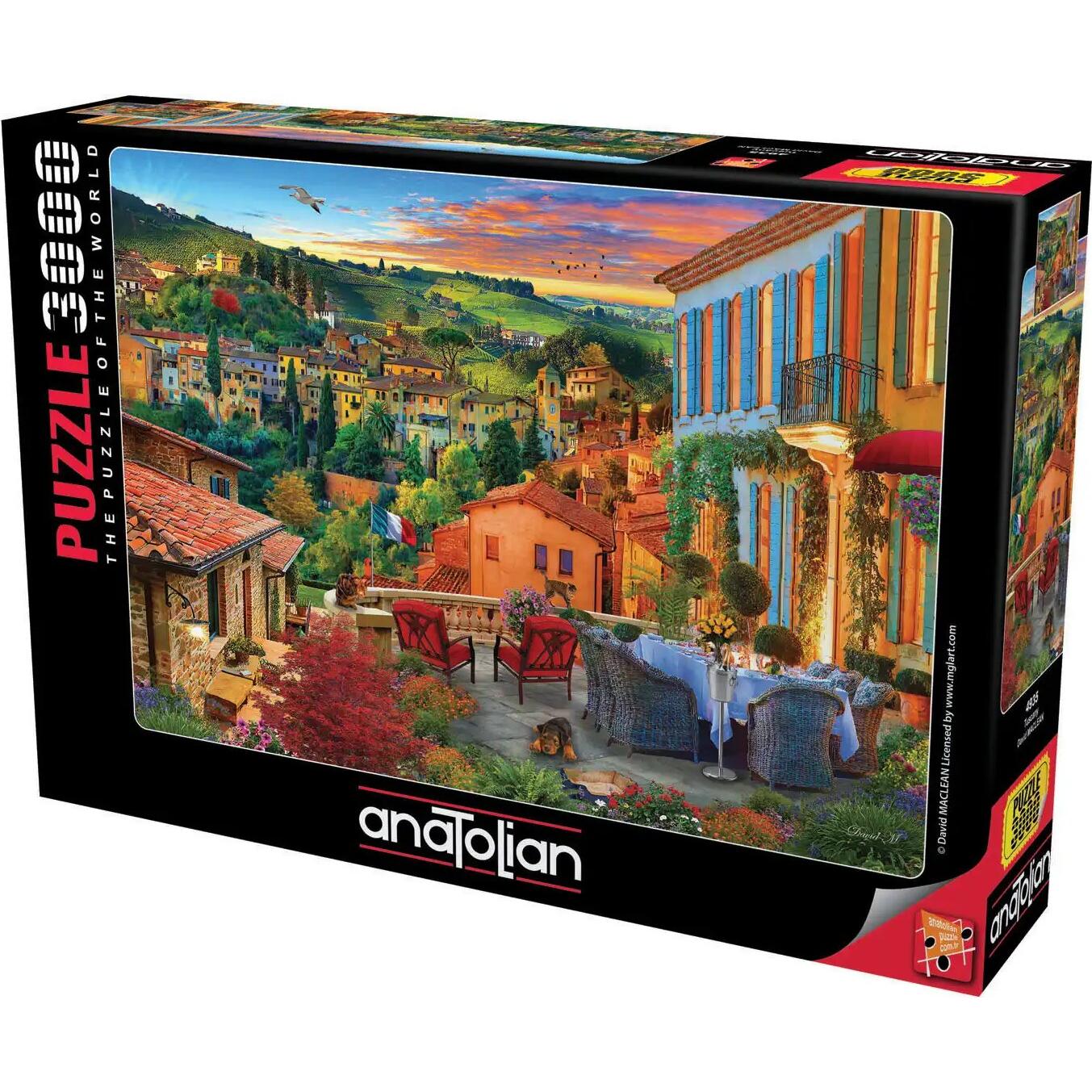 Anatolian Puzzle Toskánsko 3000 dílkÅ¯ (3000 pezzi)