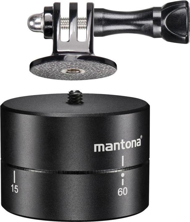 Produktbild mantona Turnaround 360 Stativkopf für GoPro (Panoramakopf)