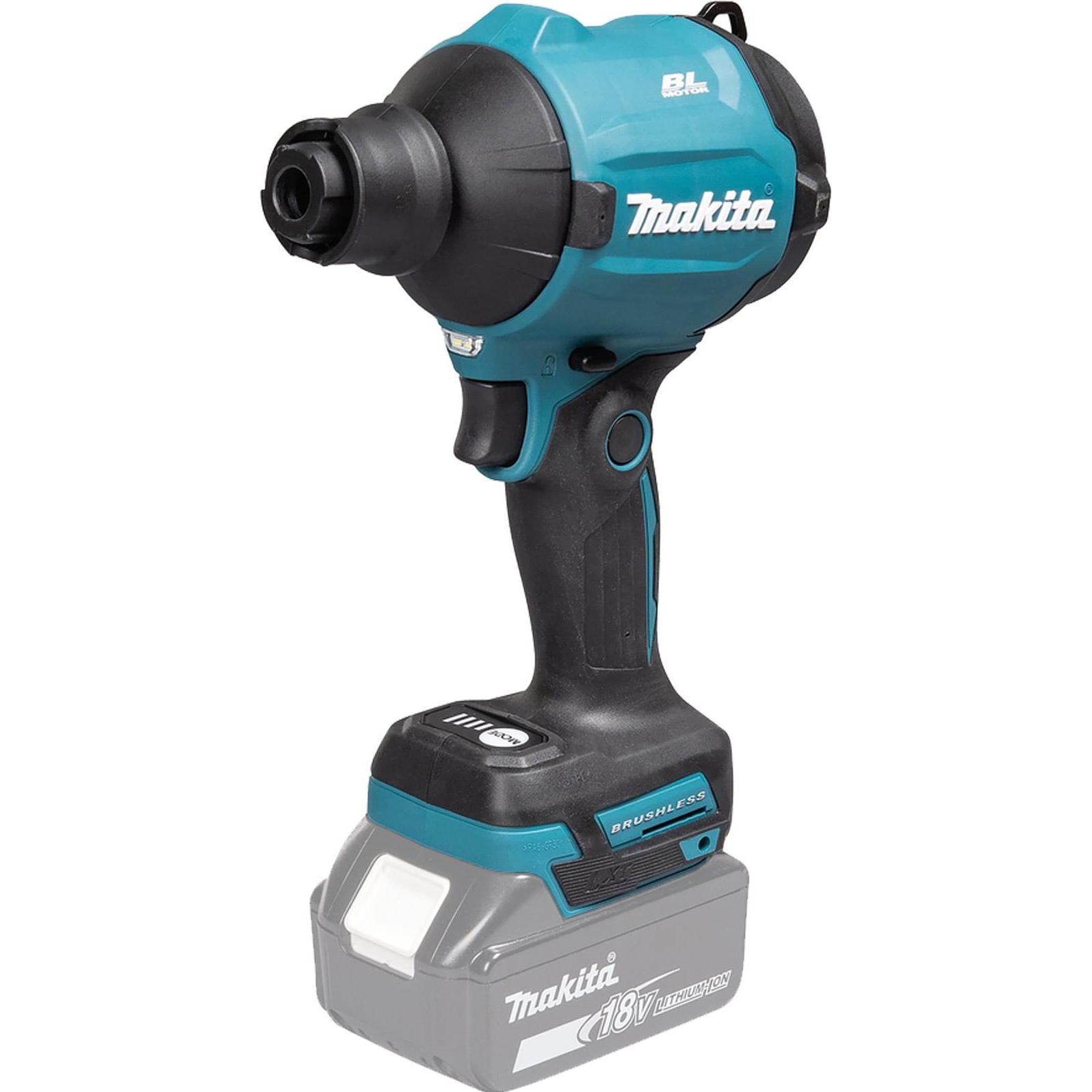 Makita, Aspirafoglie + Soffiafoglie, DAS180Z (Batteria ricaricabile, Soffiafoglie)