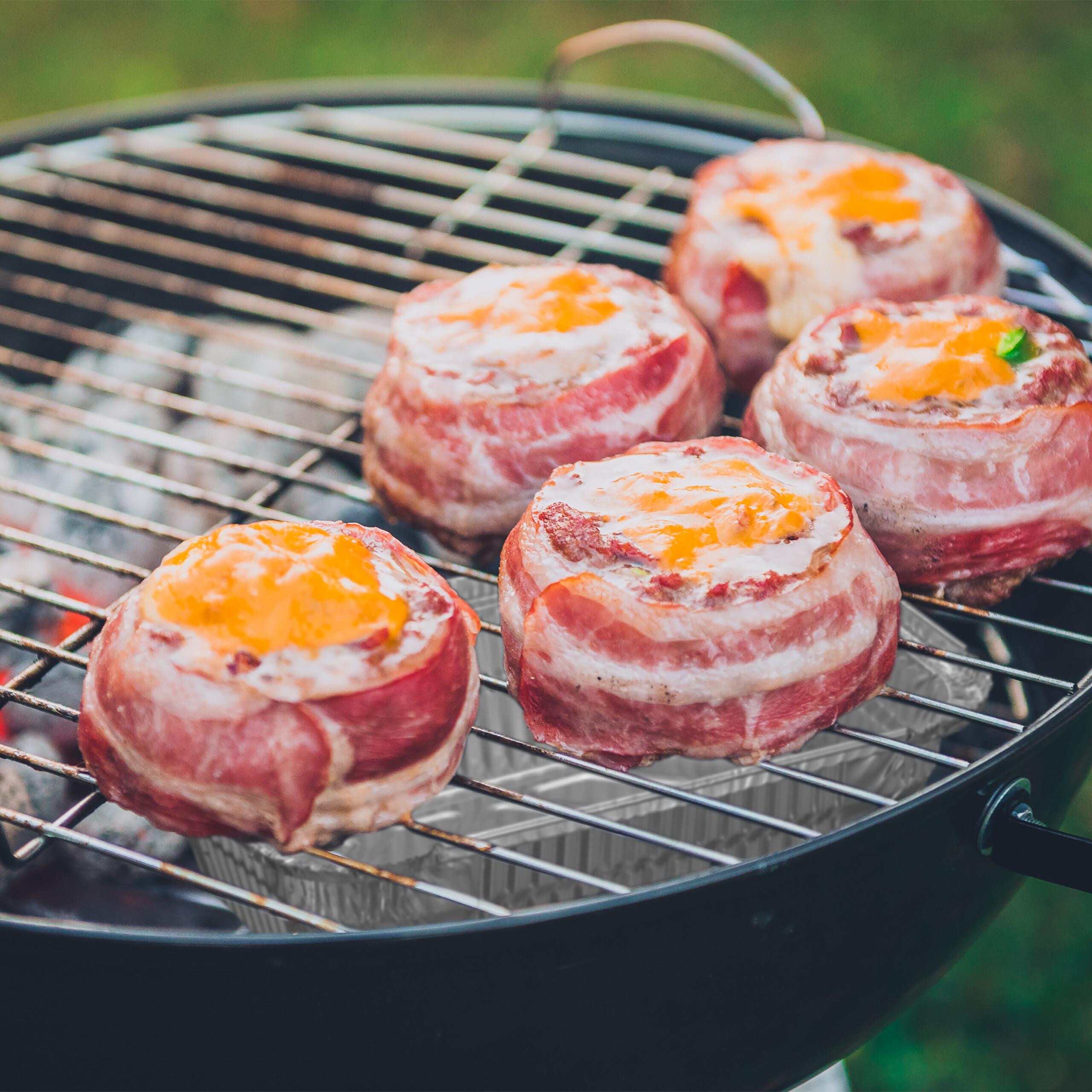 Thumbnail - Relaxdays, Grillgeschirr, 100x Aluschalen