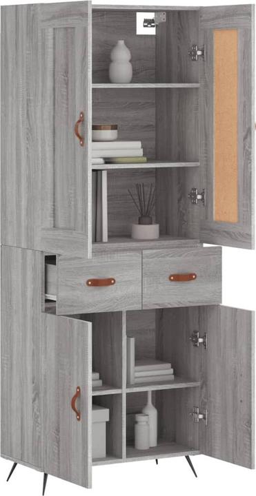 Produktbild vidaXL Highboard (69.50 x 34 x 180 cm)