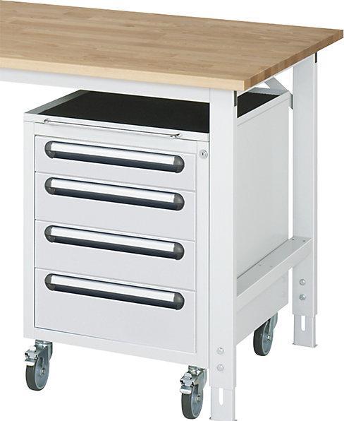 Image du produit kaiserkraft Conteneur roulant (49 x 60 x 69 cm)