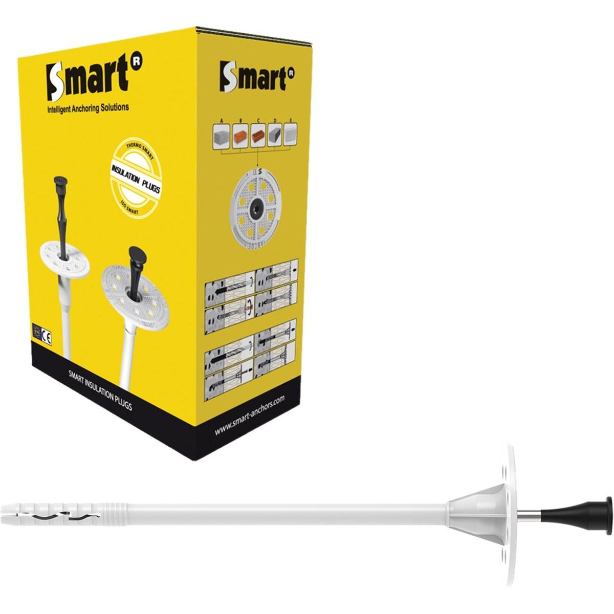 PGB, Tassello, pgb-Europe SMART ISO SMART S-IPH met stalen nagel 10x260 100 st - SM0IPHN011002603 (100 pz.)