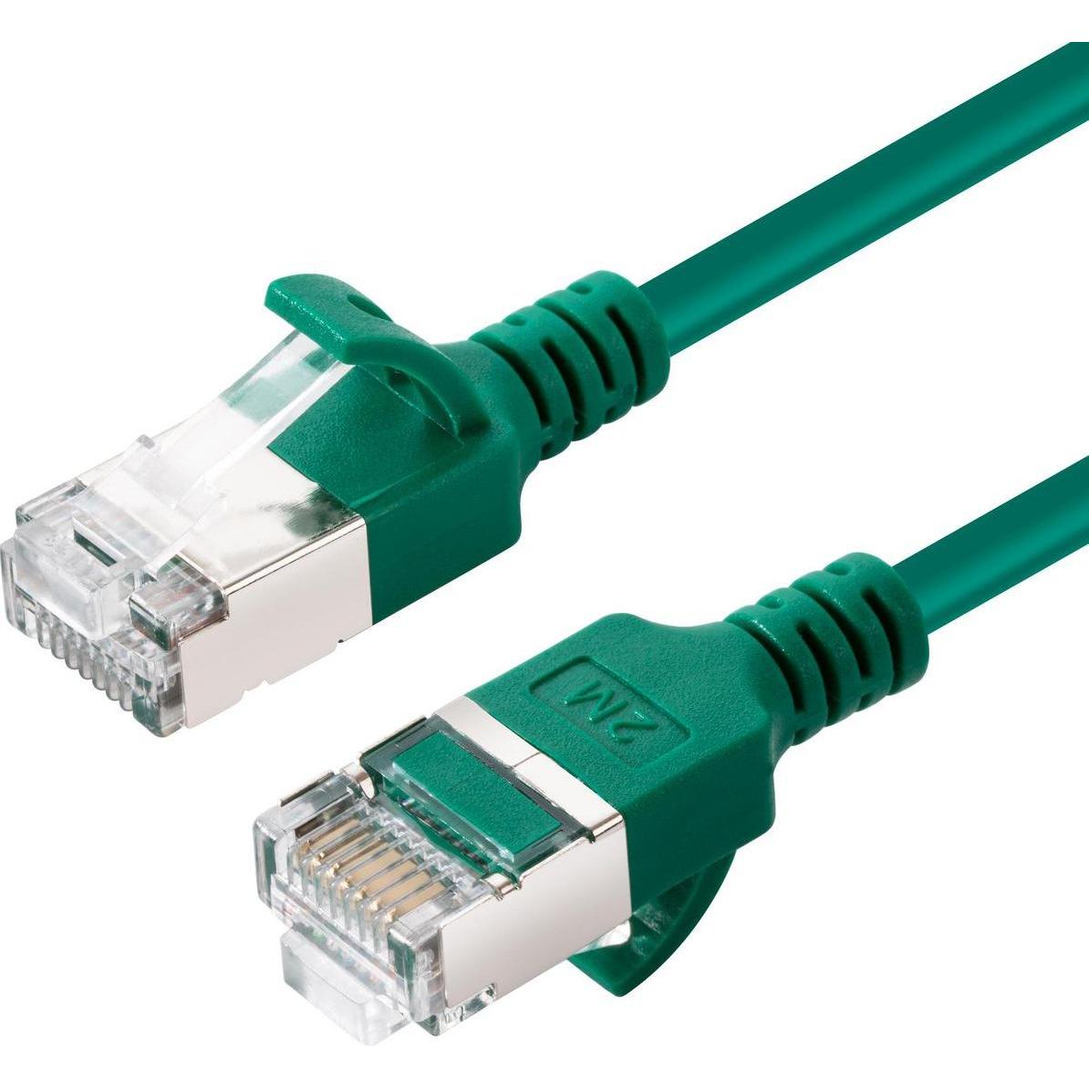 MicroConnect CAT6A U-FTP Slim, LSZH, 3m (U/FTP, CAT6a, 3 m), Netzwerkkabel