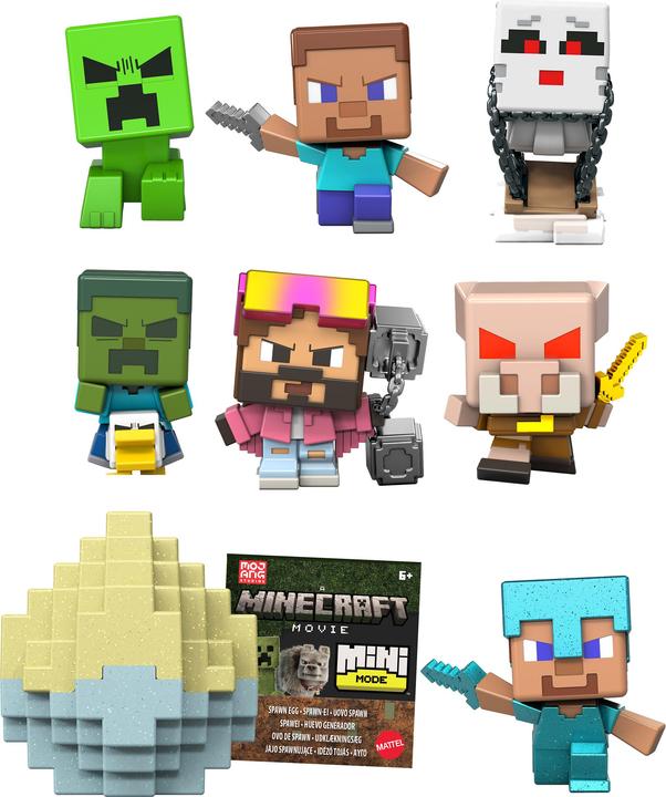 Immagine prodotto Minecraft Uovo Spawn in modalità mini (assortito - randomizzato)