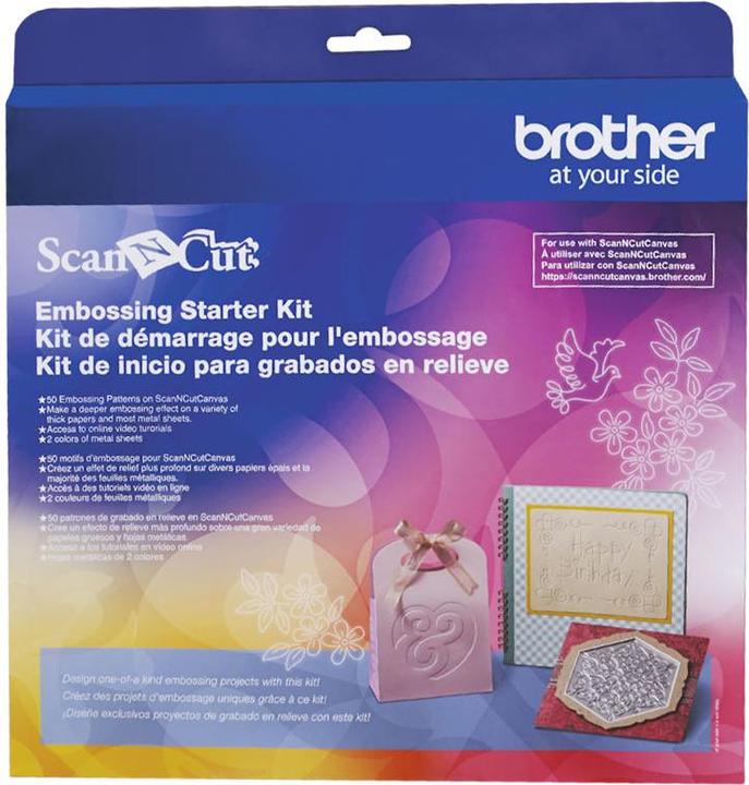 Actual product image Brother Scanncut embossing starter kit