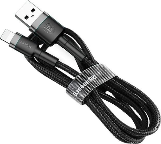 Productafbeelding Baseus cafule Kabel USB Voor Micro 2.4A 0.5M Grijs+Zwart (0.50 m, USB 3.2 Gen 1)