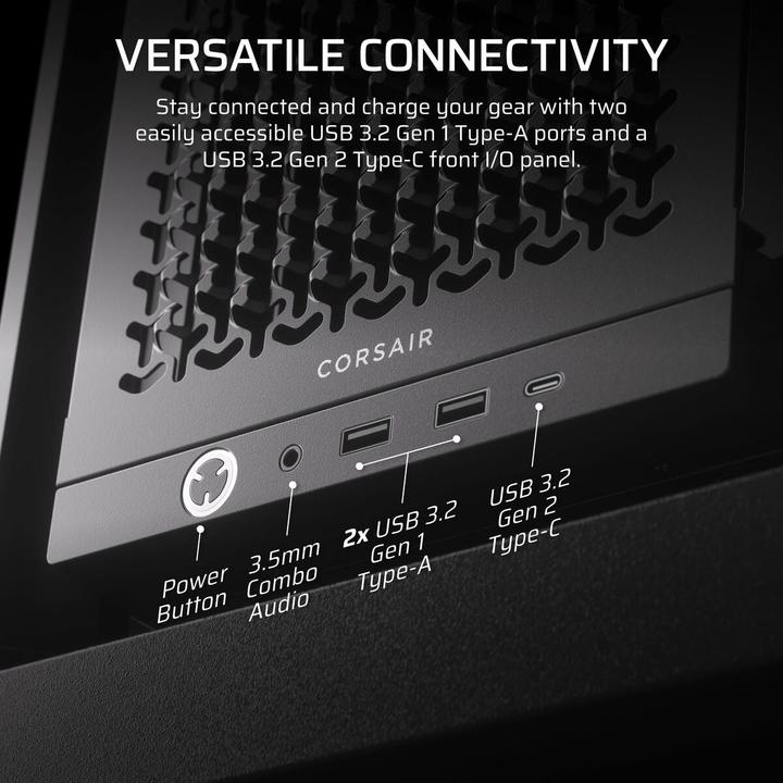 Actual product image Corsair Frame 4000D (ATX, Micro ATX (mATX), Mini-ITX)