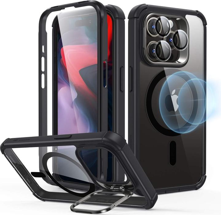 Immagine prodotto ESR Custodia Armor Tough HaloLock con supporto Stash (Apple iPhone 15 Pro)