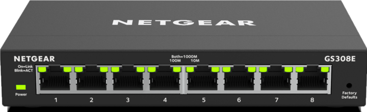 Netgear GS308E-100PES (8 Ports)