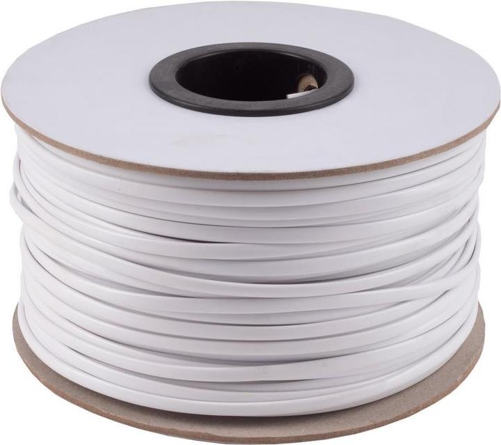 Actual product image Shiverpeaks Telephone cord 4-core 100m flat white