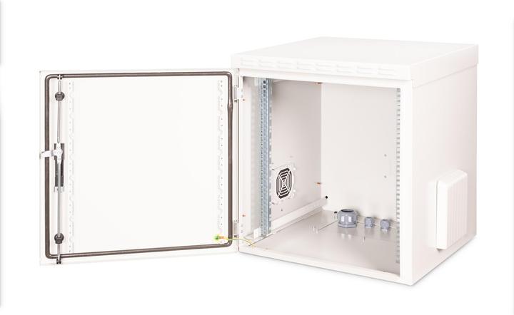 Produktbild Digitus Wandgehäuse IP55 - zur Anwendung im Aussenbereich - 600x600 mm (BxT) (12 HE, 19 Zoll Rack)