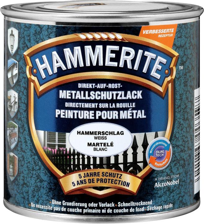 Produktbild Hammerite Metall-Schutzlack Hammerschlag (250 ml, Weiss)
