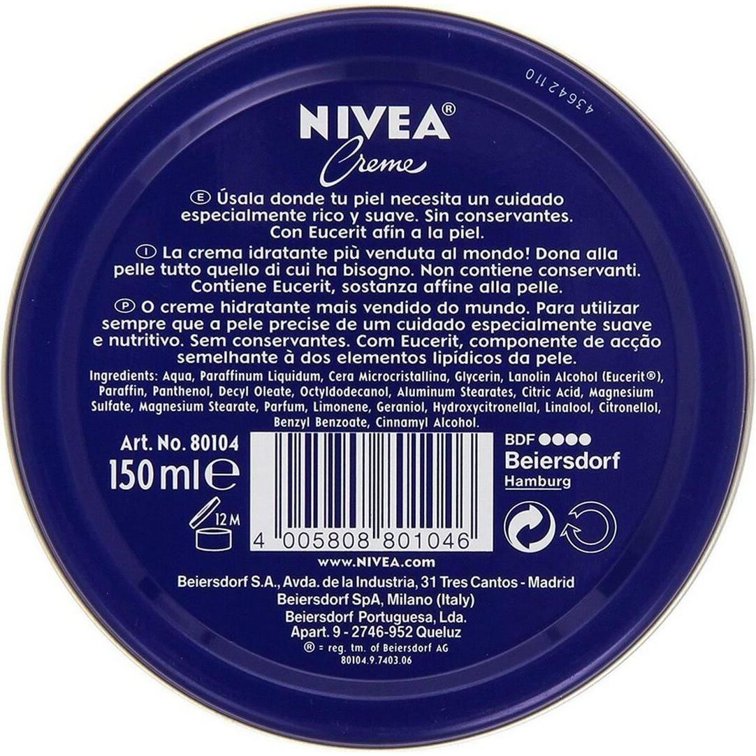 Nivea Damen Bodylotion, Creme (150 Ml) (Körpercreme, 150 Ml)