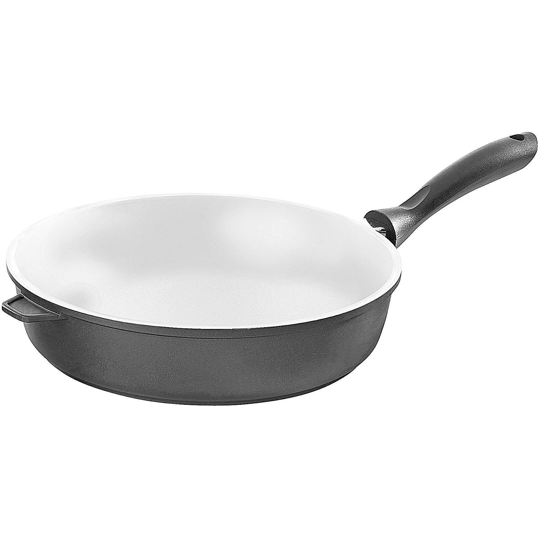 Krüger Schmorpfanne Oslo, Pfanne + Kochtopf, Schwarz, Weiss