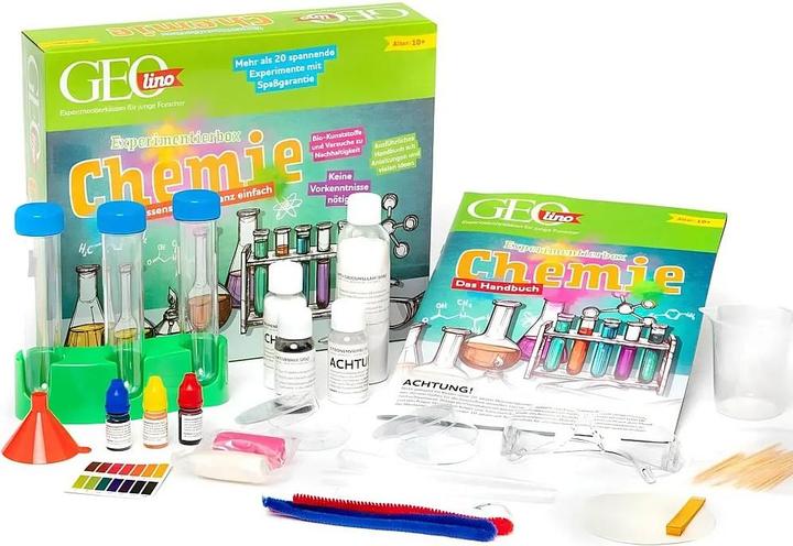 Actual product image Franzis GEOlino Chemistry Experiment Box