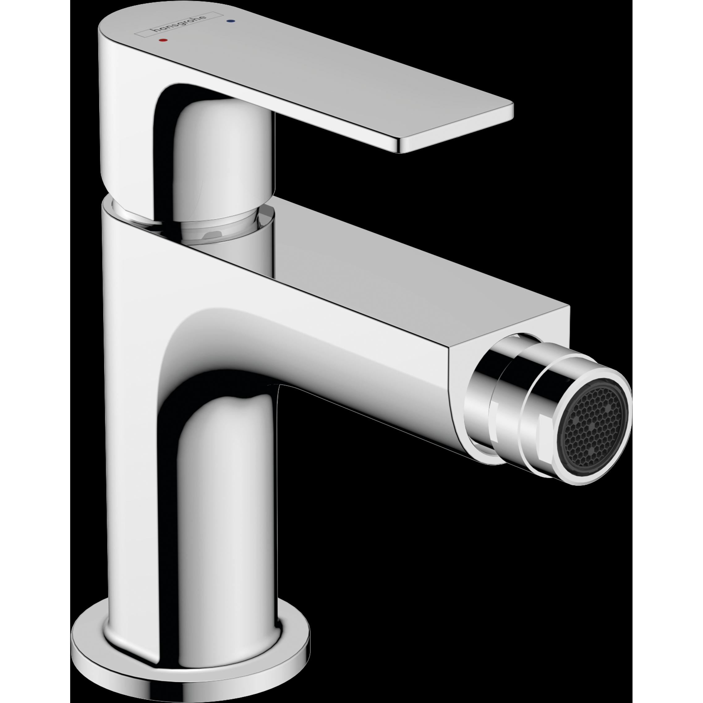 hansgrohe, Badarmatur, Rebris E Einhebel-Bidetmischer mit Zugstangen-Ablaufgarnitur