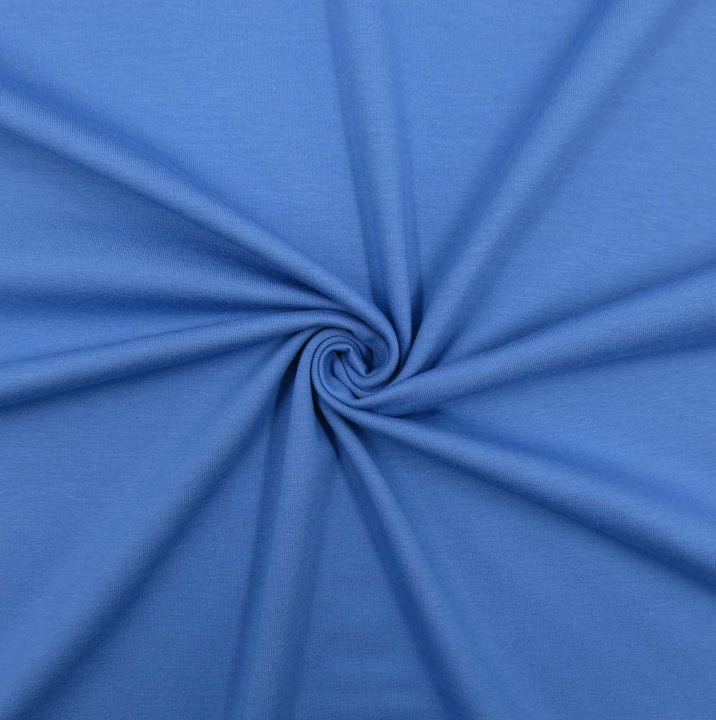 Immagine prodotto Stoffrestposten Jersey di cotone - Blu denim - Quantità minima di vendita: 1 metro