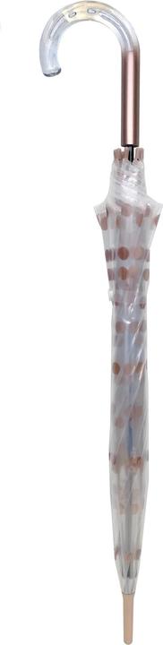 Actual product image CreaDiva SMATI umbrella transparent transparent with automatic stick umbrella (copper colour)