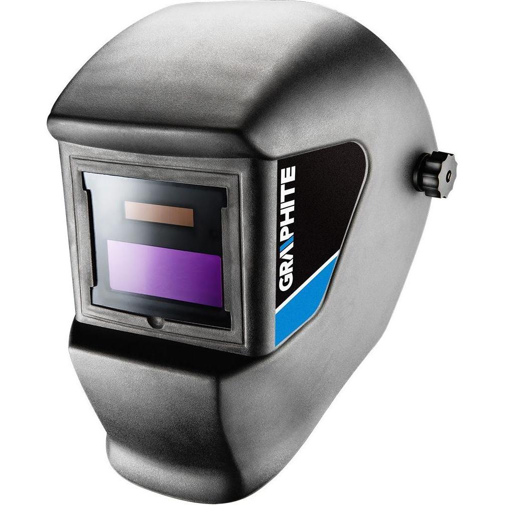 Graphite, Schutzbrille + Gesichtsschutz, Graphit-Schweisshelm mit automatischer Verdunkelung DIN 4/9 (56H820)