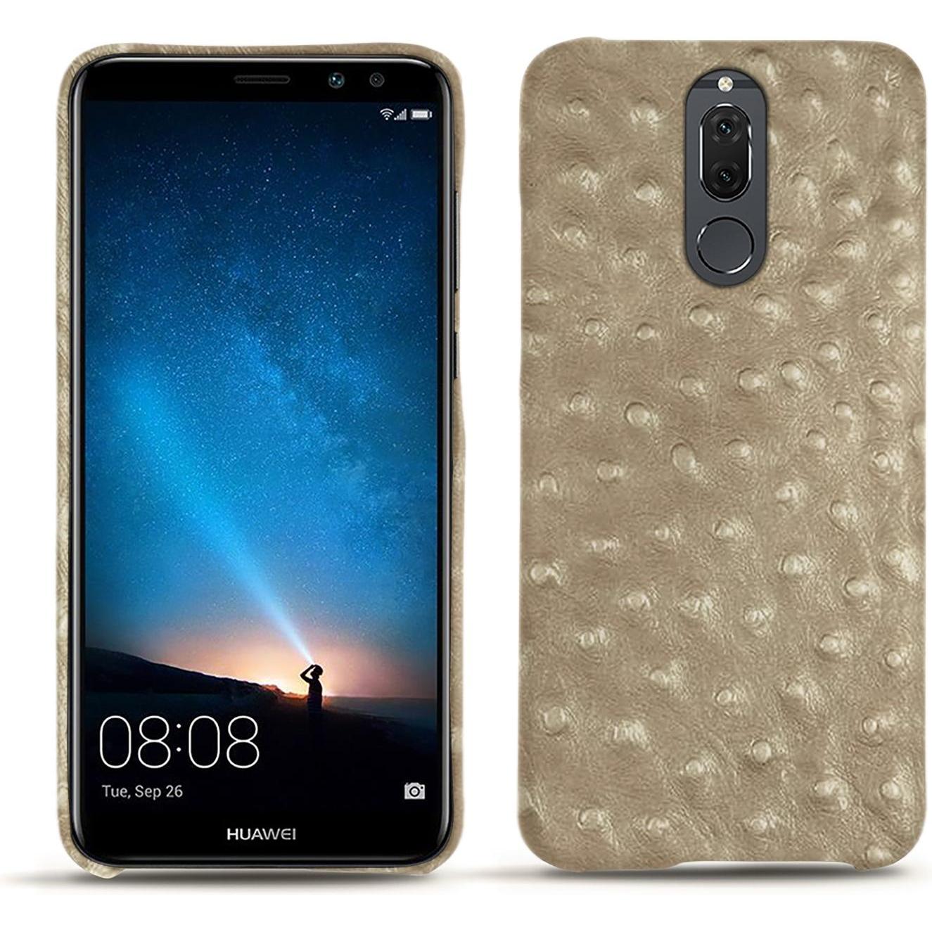 Noreve Lederschutzhülle (Huawei Mate 10 Lite), Smartphone Hülle, Beige