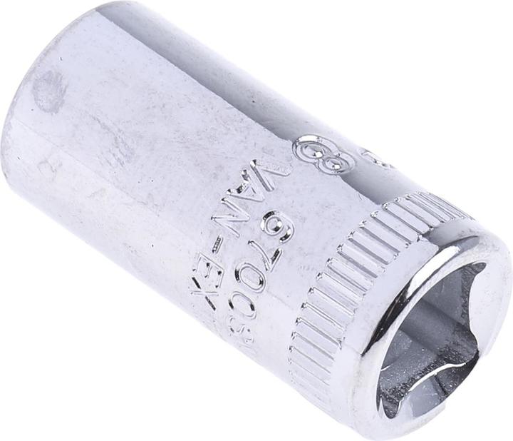 Produktbild Bahco 1/4" Steckschlüssel-Einsatz, Sechskantprofil, 8 mm, hochglanzpoliert (8 mm)