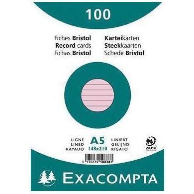 Exacompta, Karteikarten, Karteikarten (A4, 205 g/m², 100 x)