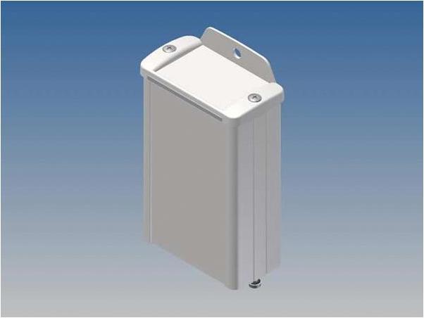 Produktbild Auction ALUMINIUMGEHÄUSE - WEIss - 100 x 59.9 x 30.9 mm - mit Flansch (Gehäuse)
