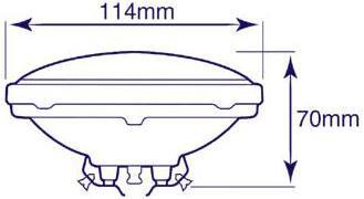 Produktbild LED Lamps PAR36 30W / 6.4V (110 lm)
