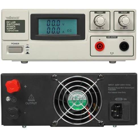 Thumbnail - Lab Power Supplies DC-LABORNETZGERÄT 0-60 VDC / 0-15 A MAX. MIT LCD-DISPLAY - SCHALTNETZTEIL, Labornetzgerät