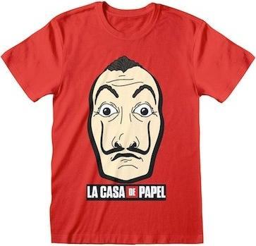 Actual product image NoName LA CASA DE PAPEL - T-Shirt - Mask & Logo - (XL) (XL)