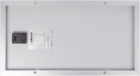 Actual product image Velleman Polycrystalline Solar Panel 30 W 12 V (30 W, 3.10 kg)