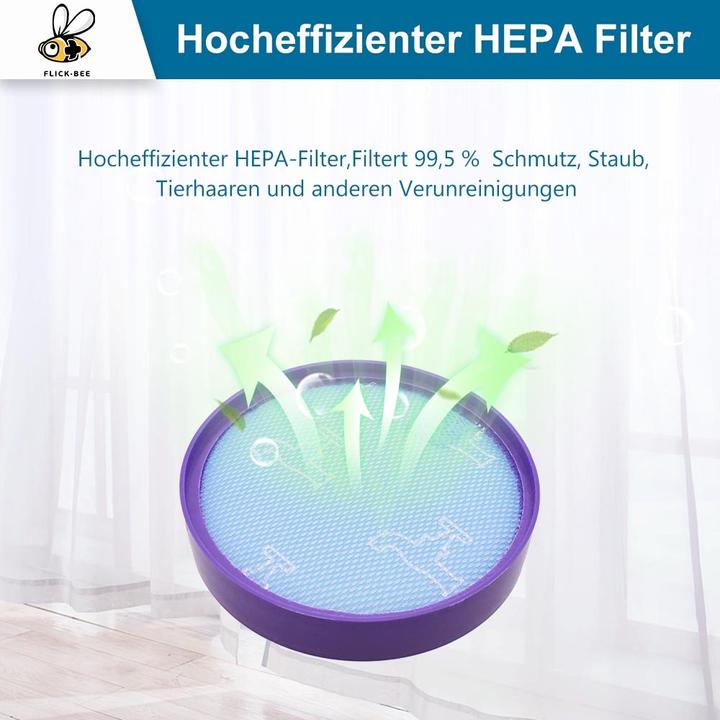 Actual product image Europart Motorschutzfilter wie dyson 917819-01 154mmØ für Staubsauger