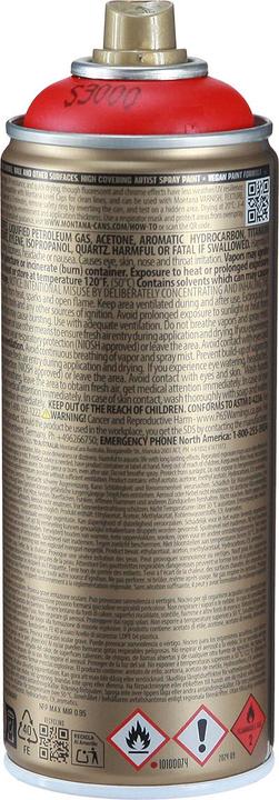 Immagine prodotto Montana Cans Oro (Rosso shock, 0.40 l)