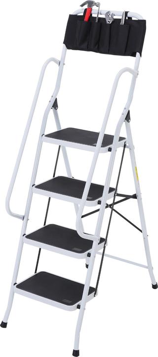 Homcom Escabeau avec porte-outils (Escabeau, 50 cm)