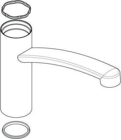 hansgrohe HG Auslauf Spü-Mi chr chrom