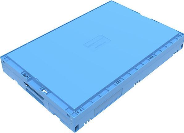 Produktbild Walther Faltbox aus Polypropylen, Inhalt 44 l, ohne Deckel, blau, stapelbar (40 cm, 41.40 l, 1x)