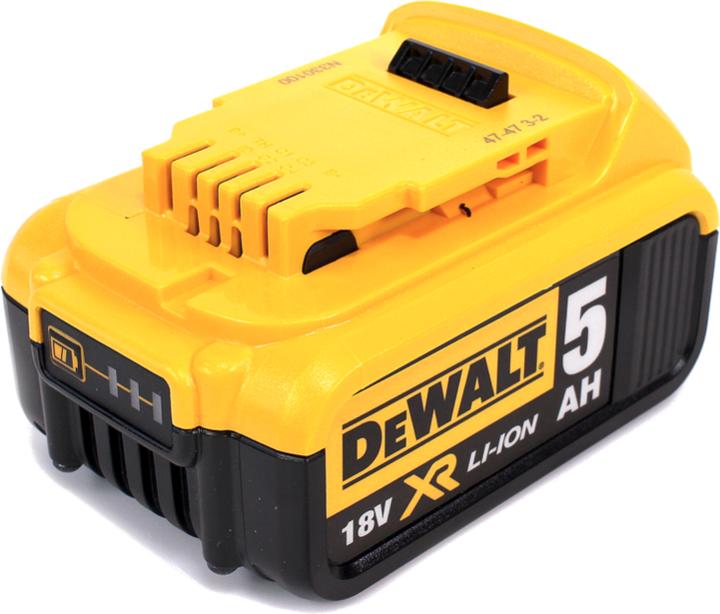 Actual product image DeWalt DCE 530 N Battery heat gun 18V 530°C + 1x battery 5.0Ah + surface and reflector nozzle - without