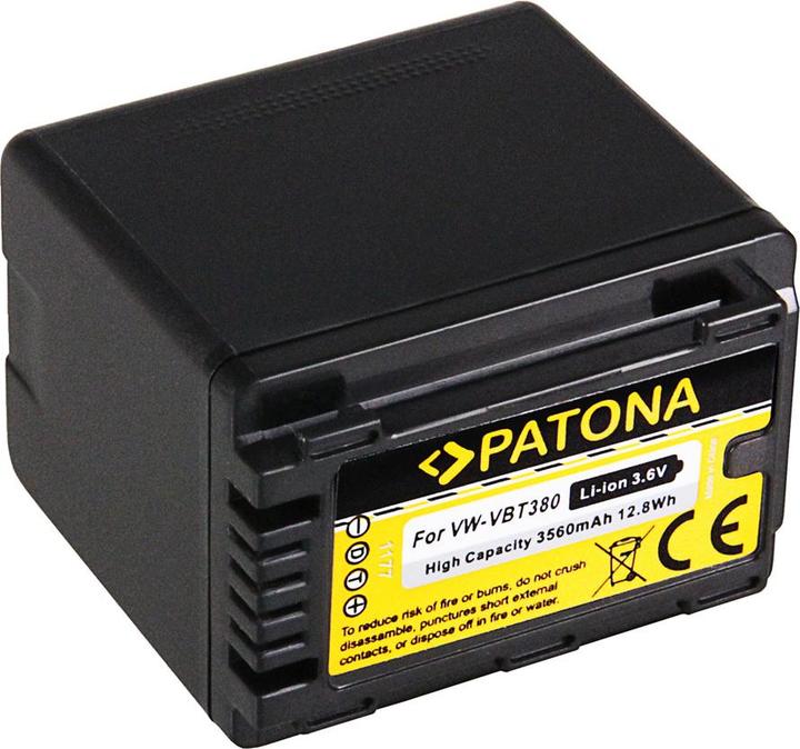 Produktbild Patona Akku VBT380, 3560 mAh /3.6V (Kamera Akku)